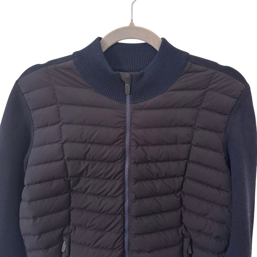 KJUS Ramona Insulation Jacket Knit Merino Wool Sweater Navy Blue Size 36 Small - Picture 4 of 14